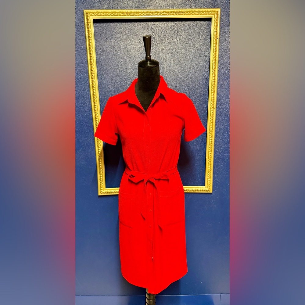 Rachel Parcell Red Shirt Dress